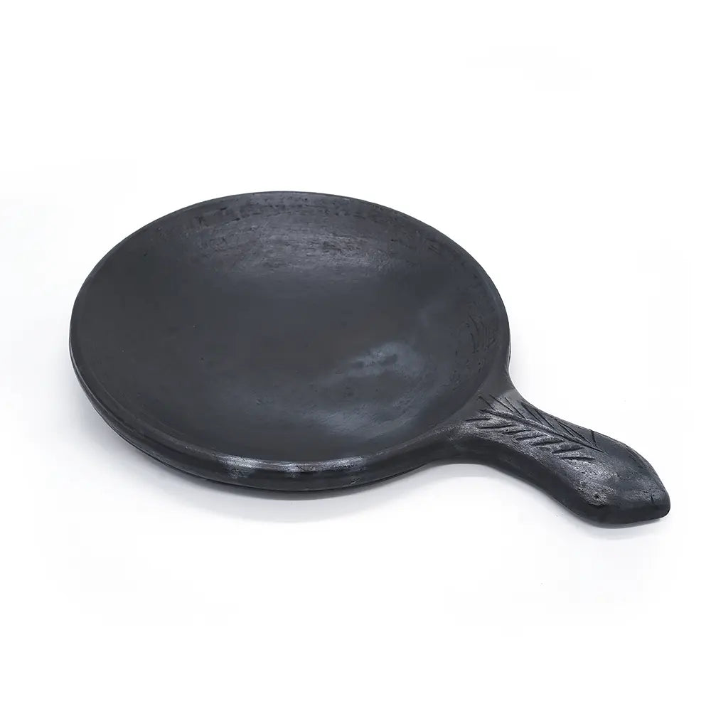 Black Roti Tawa Clay With Handle