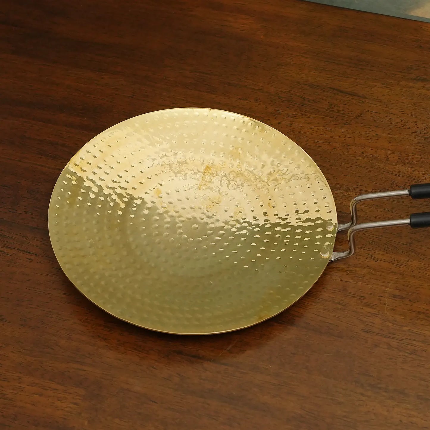 Brass Roti Tawa With Log Handle