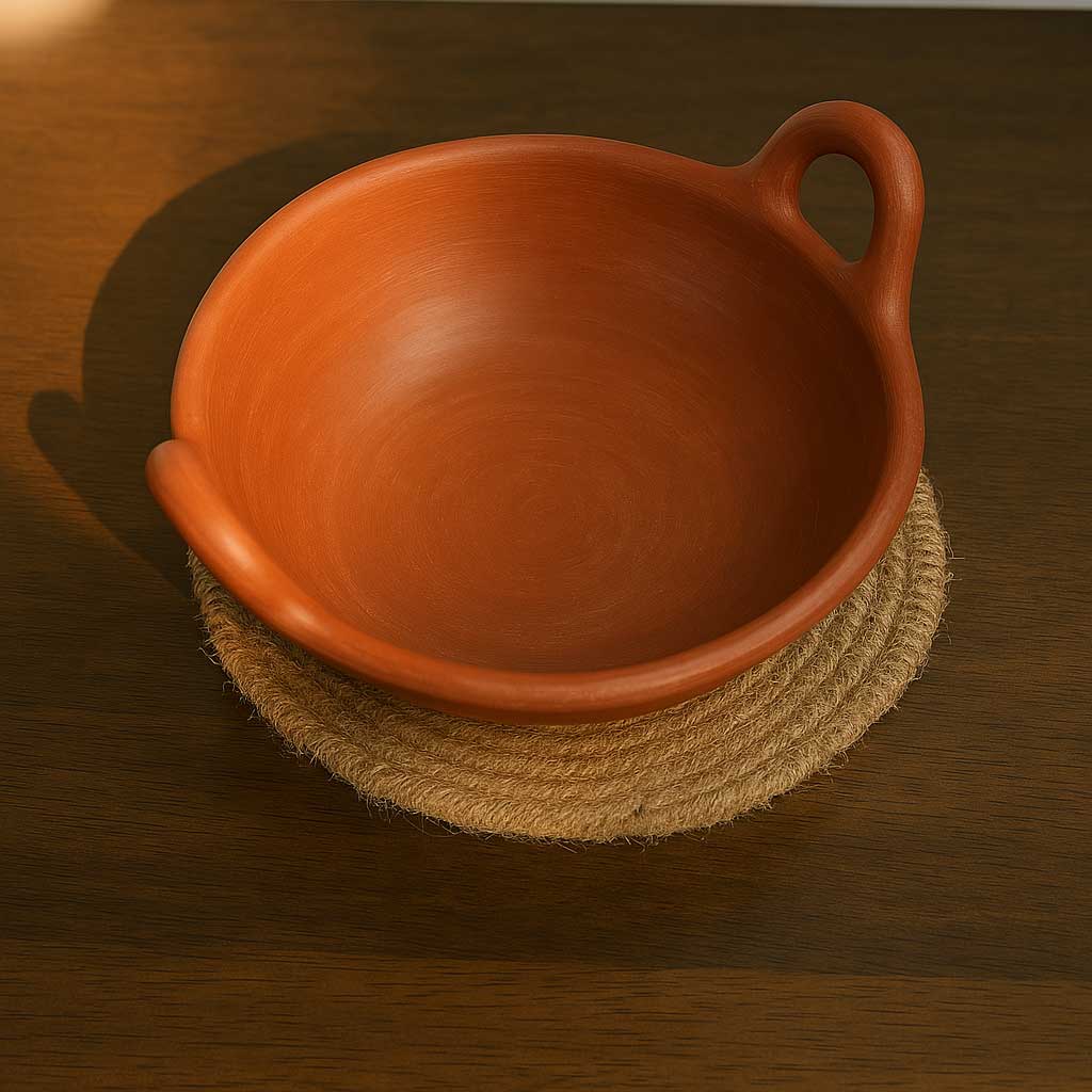 Clay Cheenachatti Red With Lid
