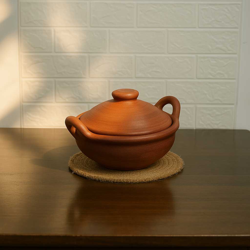 Clay Cheenachatti Red With Lid
