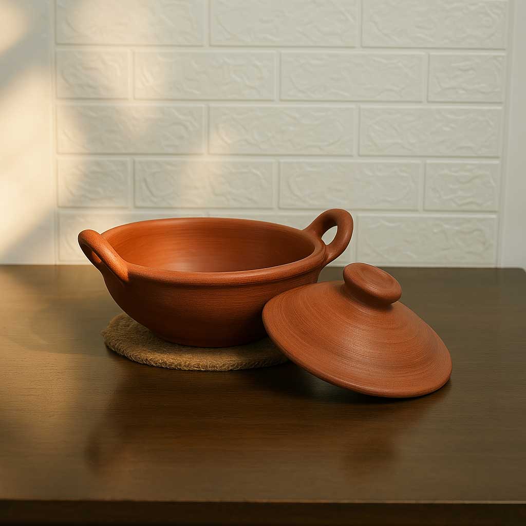 Clay Cheenachatti Red With Lid