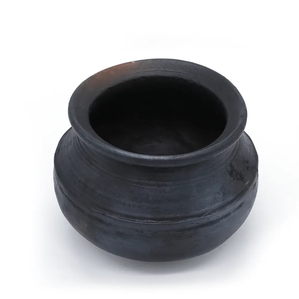 Clay Kodam Curry & Rice Chatti Black