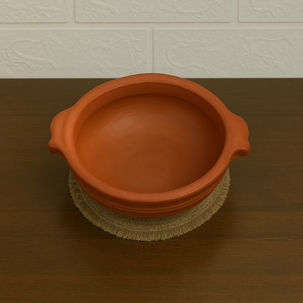 Curry Chatti Clay Urali Style With Lid