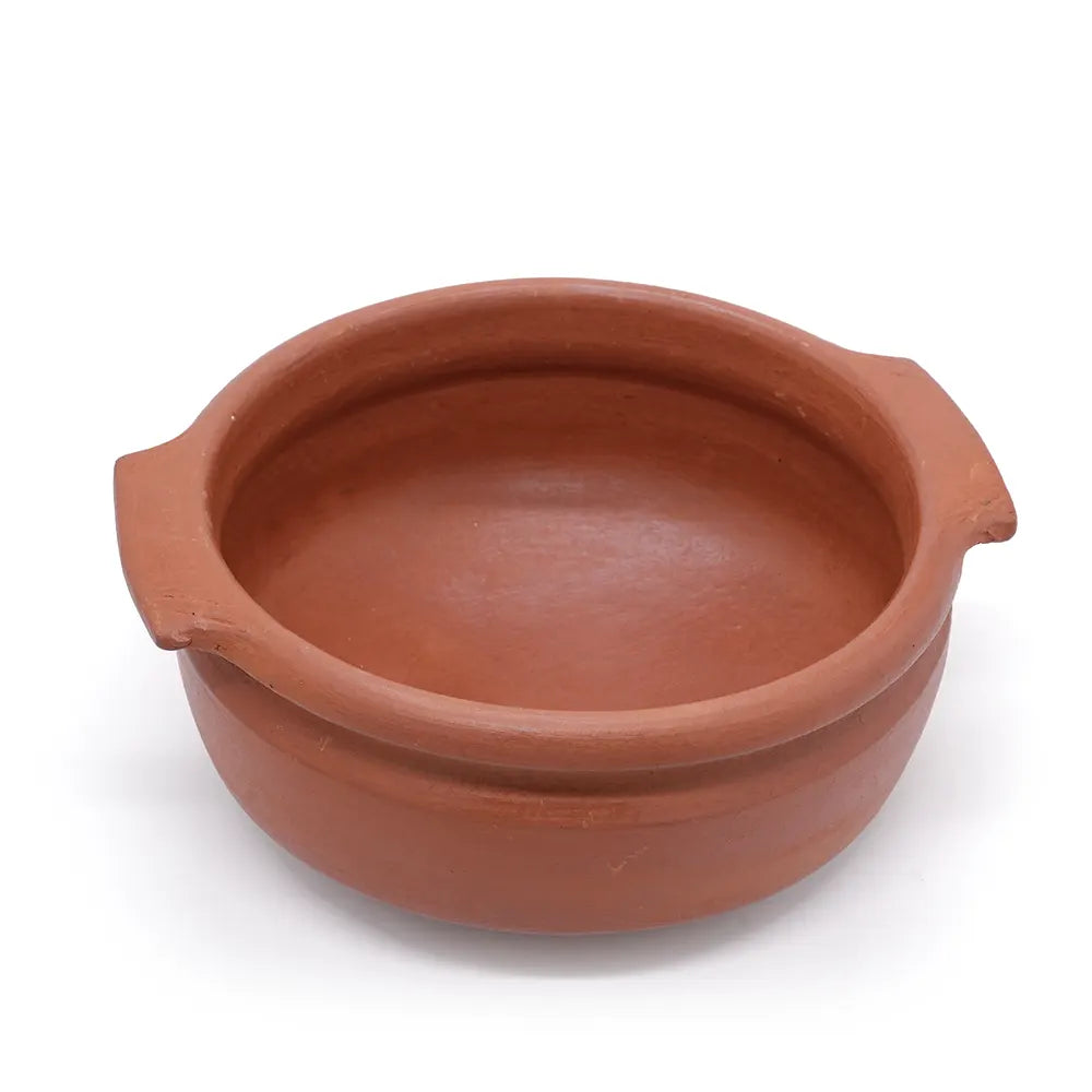 Fancy Clay Fish Curry Pot Double Handle