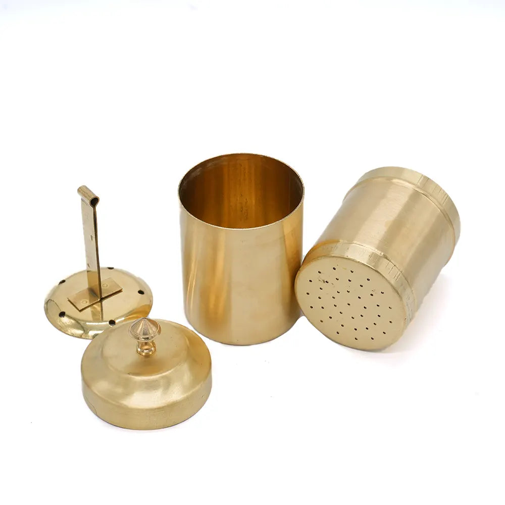 Brass Coffee Filter - Brew Rich, Authentic South Indian Coffee