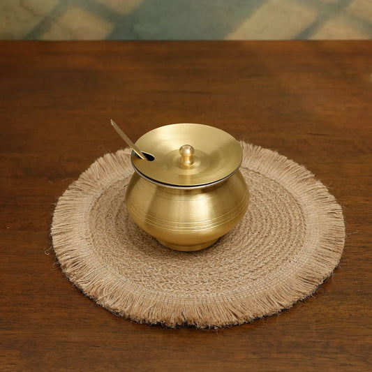Ghee Pot Bronze with Inner Full Pure Tin