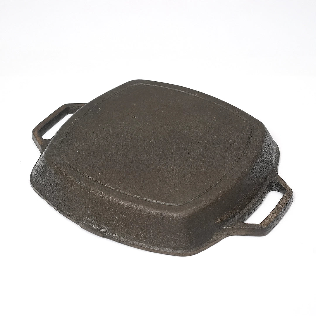 Pure Castiron Grill Pand Double Handle Pre Seasoned