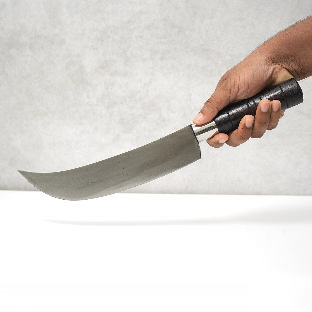 Handmade Heavy Duty Meat Knife Polished With Rosewood Handle