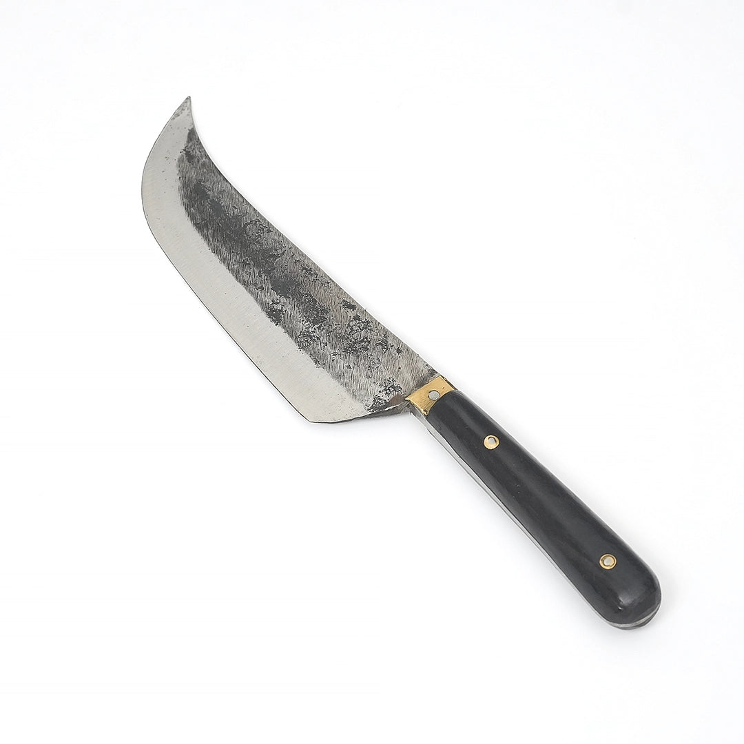Heavy Duty Meat & Bone Cutting Knife – 9-Inch High-Carbon Steel Blade, Handmade Kerala Palakkad Knife for Heavy-Duty Kitchen Use