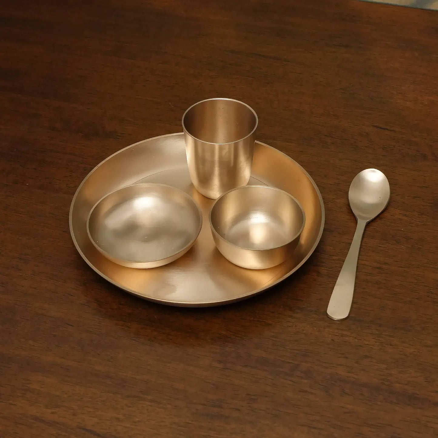 Pure Bronze Kids Thali Set