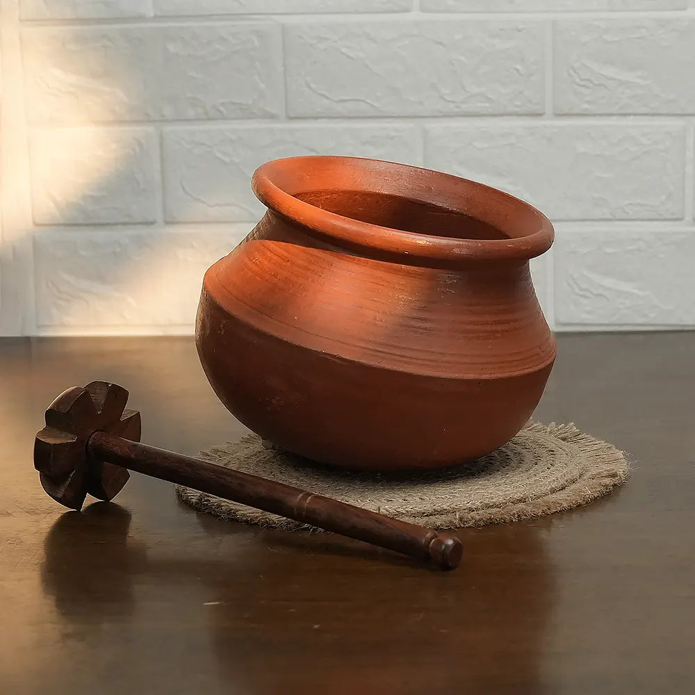 Red Curd Pot Clay
