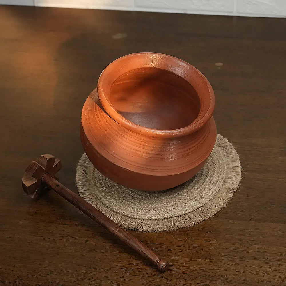 Red Curd Pot Clay