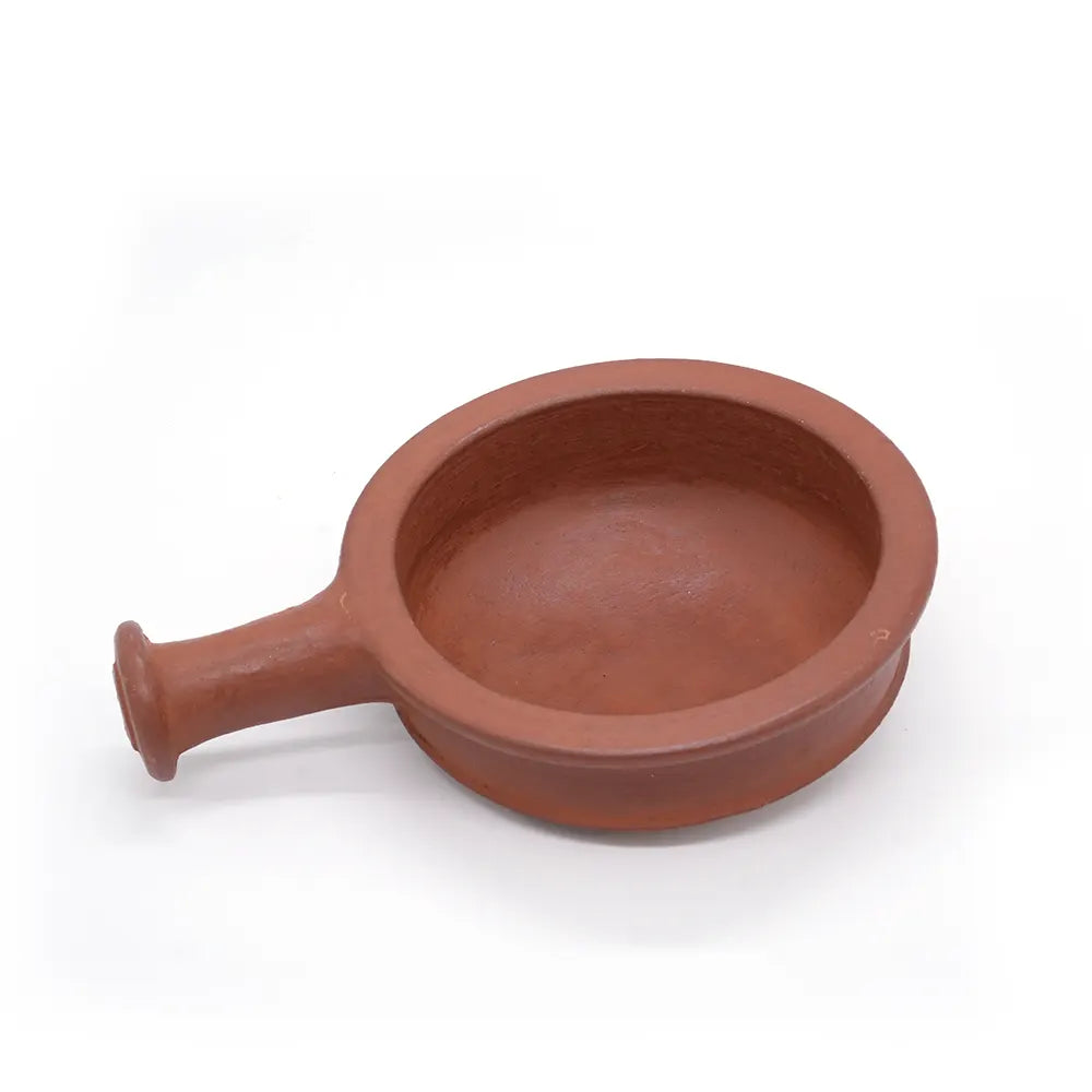 Red Clay Curry Chatti With Handle