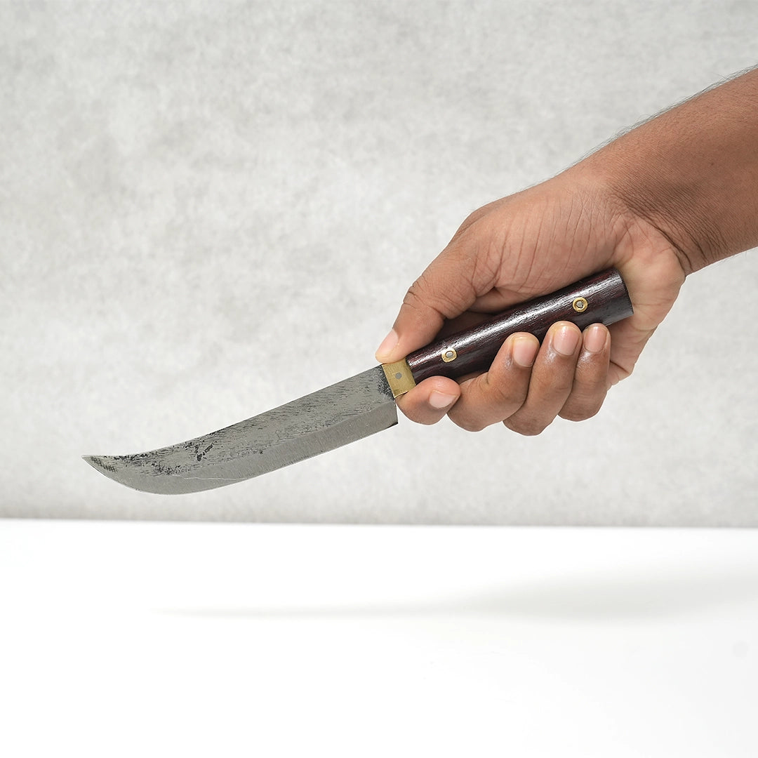 Rosewood handle Premium Alloy Steel Handmade Knife