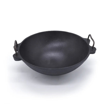 Cast Iron Pre Seasoned Kadai / Cheenachatty Pre Seasoned [ 9,10,11inch Diameters ]