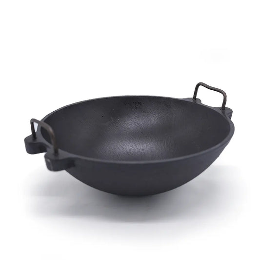 Cast Iron Pre Seasoned Kadai / Cheenachatty Pre Seasoned [ 9,10,11inch Diameters ]
