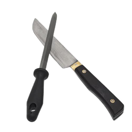 Way Homes 6-Inch Knife Sharpener Rod | Professional Honing Tool for Master Chefs | Precision Blade Sharpening & Maintenance