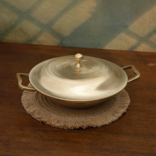 Bronze Appam Pan With Lid