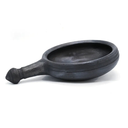Black Curry Clay Pot With Handle