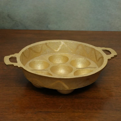 Brass Paniyarakallu 7 Cavity