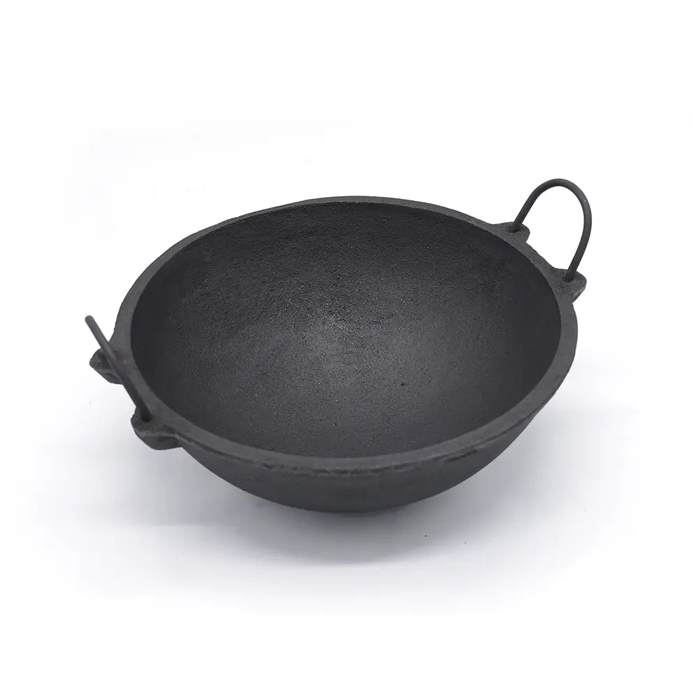 Cast Iron Kadai / Cheenachatty Non Seasoned [ 7 ,9 ,10 inch Diameters ]