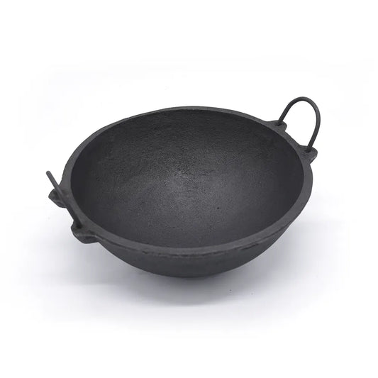 Cast Iron Kadai / Cheenachatty Non Seasoned [ 7 ,9 ,10 inch Diameters ]
