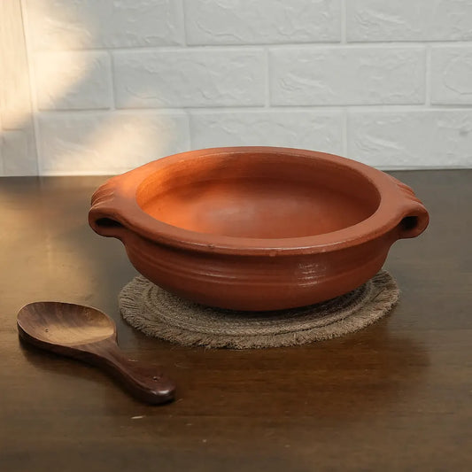 Uruli Style Red Clay Curry Chatti