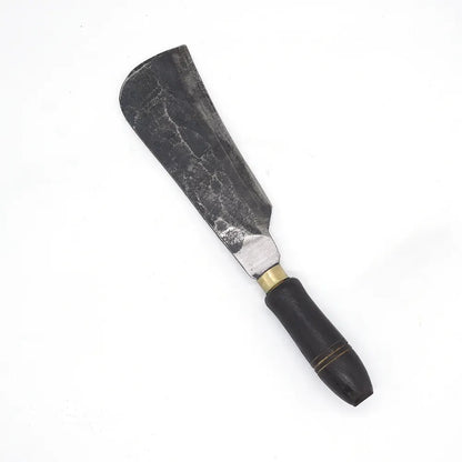 Coconut Breaking Vettukathi – Handmade LeafSpring Blade, Black Rosewood Handle for Easy Coconut Cracking