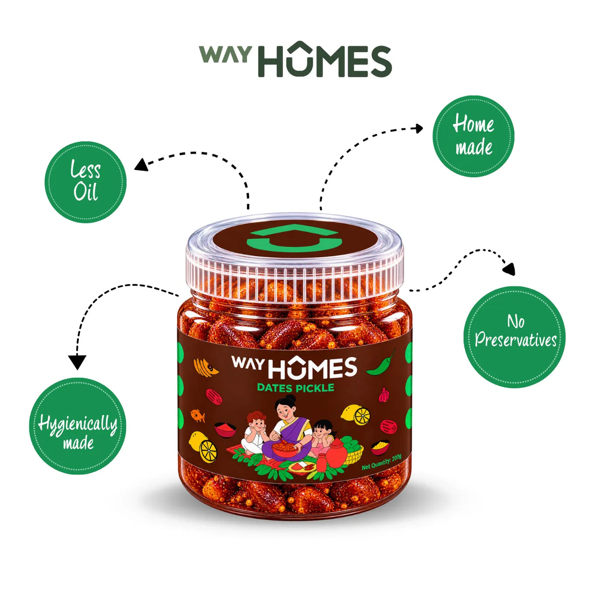 Dates Pickle | Wayhomes Traditional Alleppey Homes Made Achar
