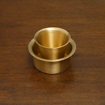 Pure Brass Filter Coffee Tumbler Dabara 1 set
