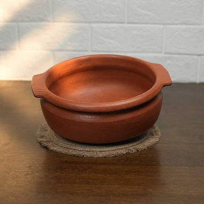 Fancy Clay Fish Curry Pot Double Handle