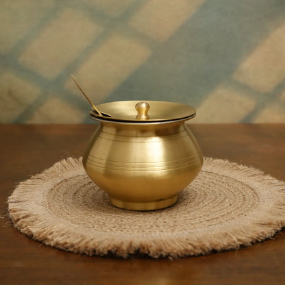 Ghee Pot Bronze with Inner Full Pure Tin