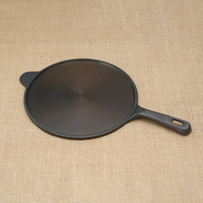 Pure Castiron Combo 2 Set - 11inch Dosa Tawa long handle + 8inch Kadai + FREE Urukku Knife