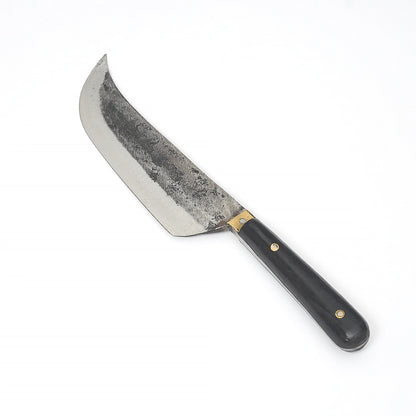 Heavy Duty Meat & Bone Cutting Knife – 9-Inch High-Carbon Steel Blade, Handmade Kerala Palakkad Knife for Heavy-Duty Kitchen Use