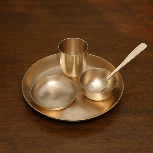 Pure Bronze Kids Thali Set