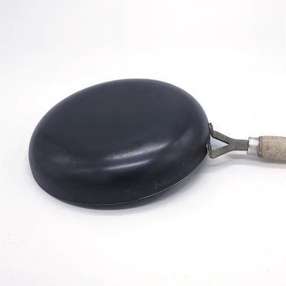 Pure Iron Fry Pan With Wooden Handle 10inch