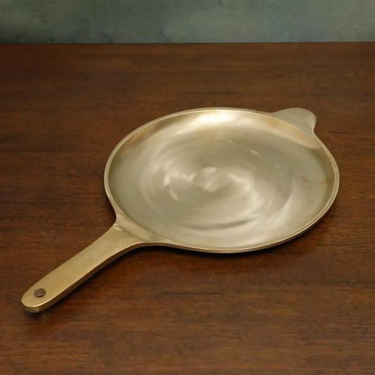 Pure Bronze Handmade Fry Pan - Tawa